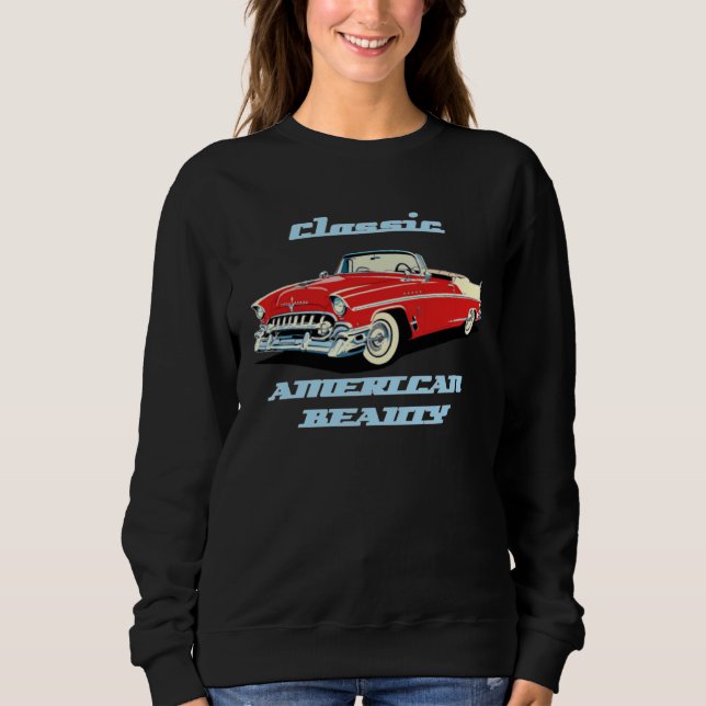 Sweatshirt American Beauty Classic Car show 1955 IMPERIA CABR (Devant)