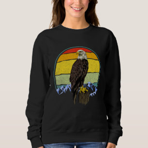 Sweatshirt American Blad Eagle Vintage Bird Wildlife