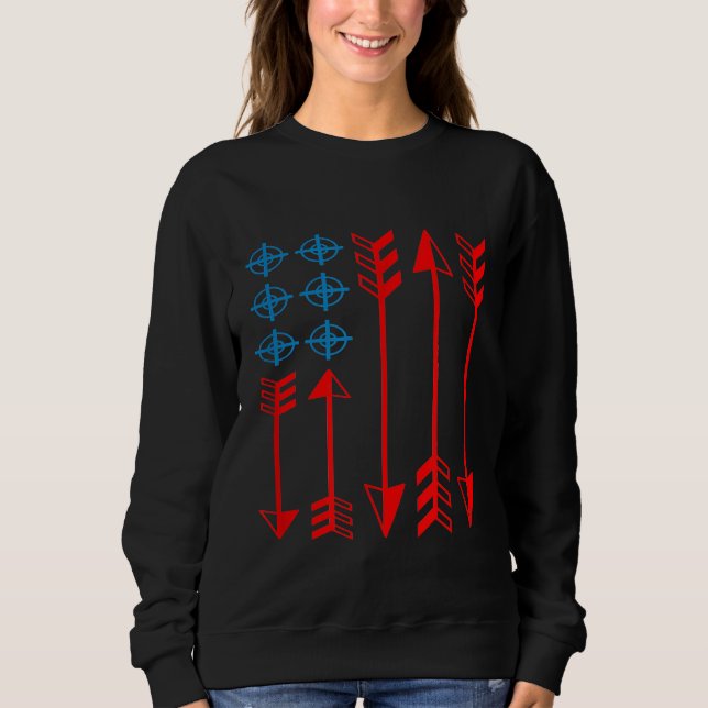 Sweatshirt American Bow Hunting Archery (Devant)