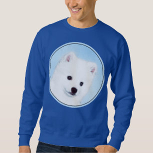 Sweatshirt American Eskimo Dog Painting - Original Dog Art