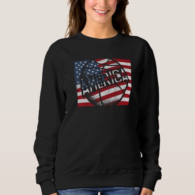 Sweatshirt American Flag (Devant)