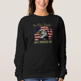 Sweatshirt American Flag Bald Eagle Nous, Les Gens, Nous Somm