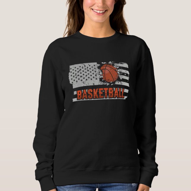 Sweatshirt American Flag Basketball (Devant)