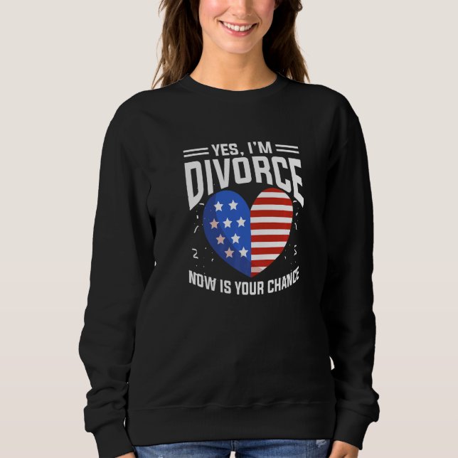 Sweatshirt American Flag Dating Divorce Ex Wife Ex Husband Di (Devant)