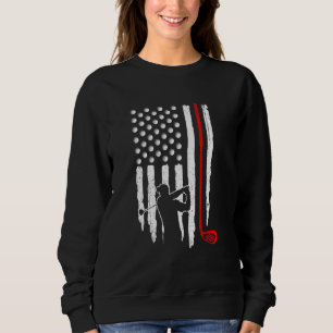 Sweatshirt American Flag Golf Pour 4 Juillet Usa Flag Patriot