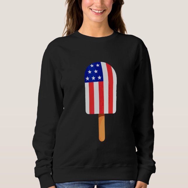 Sweatshirt American Flag Pop It American Flag Hey Dudes Meri (Devant)
