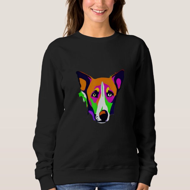 Sweatshirt American Foxhound Dog breeds   quotes Cute Family (Devant)