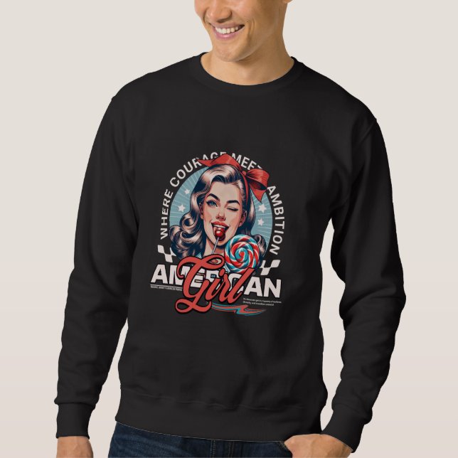 Sweatshirt American Girl Resilit, Diversity & Boundless Pot (Devant)