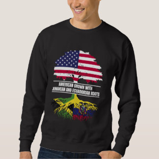 Sweatshirt American Grosse avec le drapeau héritage Jamaïcain