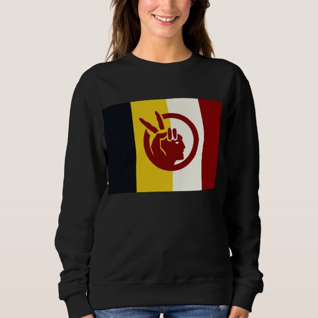 Sweatshirt American Indian Movement flag (Devant)