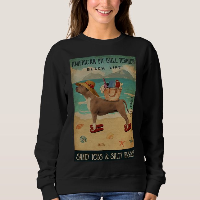 Sweatshirt American Pit Bull Terrier (Devant)