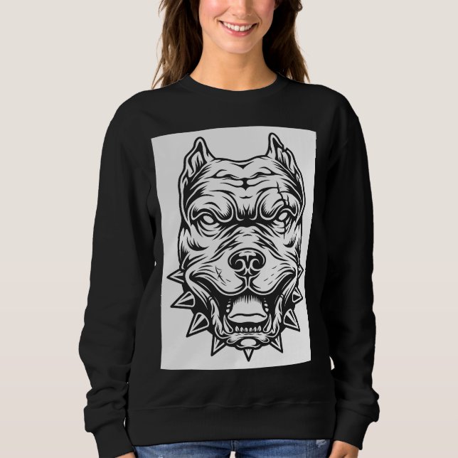 Sweatshirt American Pit Bull Terrier Chien de race (Devant)