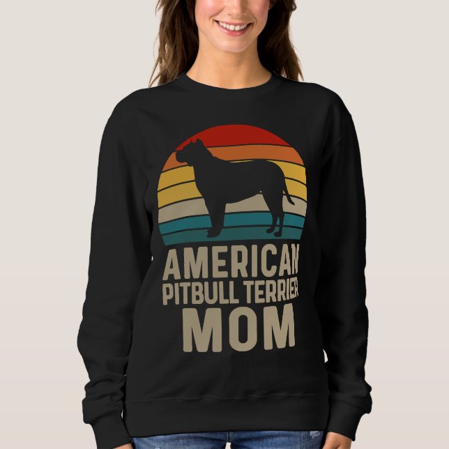 Sweatshirt American Pit Bull Terrier Maman American Pit Bull (Devant)