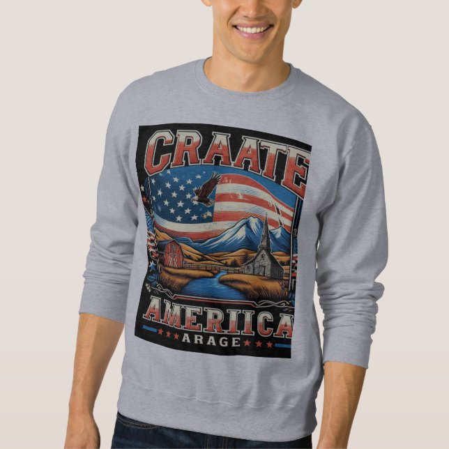 Sweatshirt American Spirit: The Latest Hoodie Trends (Devant)