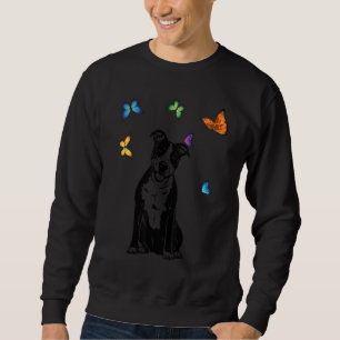 Sweatshirt American Staffordshire Terrier papillons amstaff