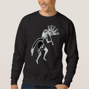 Sweatshirt Amérindiens Culture Danse Kokopelli 2 Ventilateur