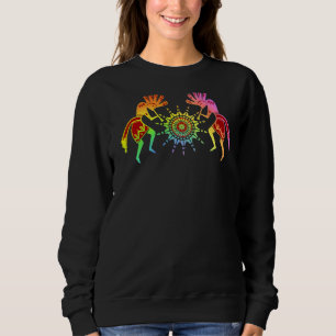 Sweatshirt Amérindiens Culture Soleil Danse Kokopelli 4