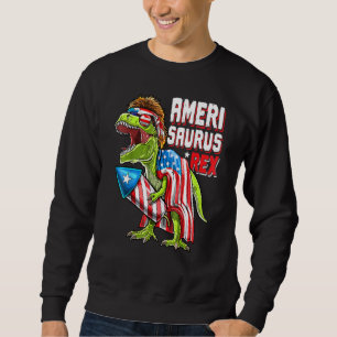 Sweatshirt Amerisaurus Dinosaur 4 juillet Enfants garçons T R