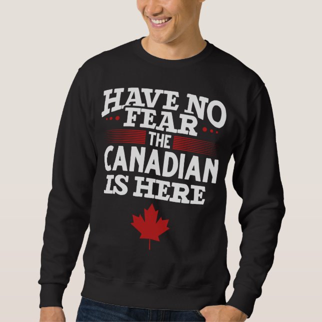 Sweatshirt Ami canadien amusant Plaisanterie (Devant)