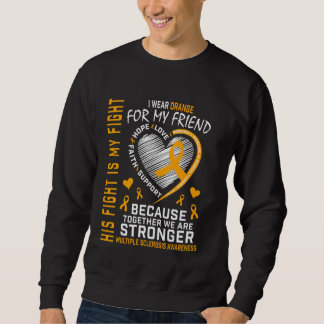 Sweatshirt Ami orange sensibilisation à la sclérose en plaque