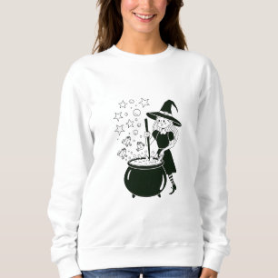 Sweatshirt Amical sorcier Stirring Magic Cauldron