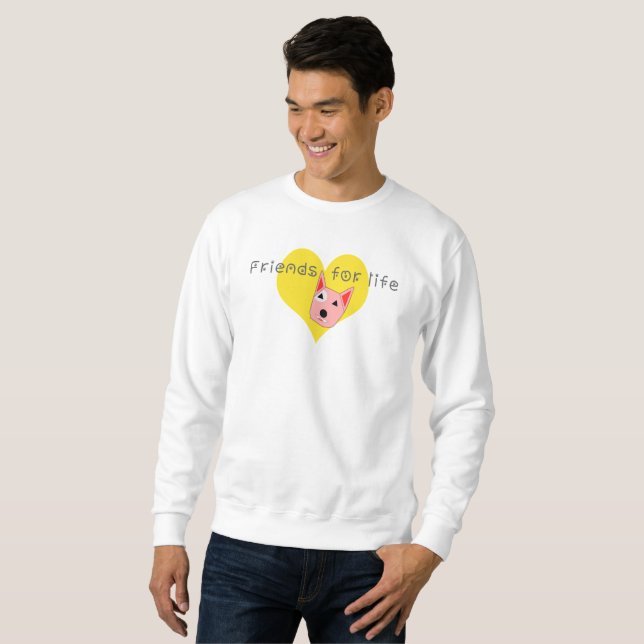 Sweatshirt Amis de la vie (Devant entier)