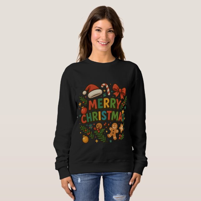 Sweatshirt AMITA | Merry Christmas Party Tee (Devant entier)