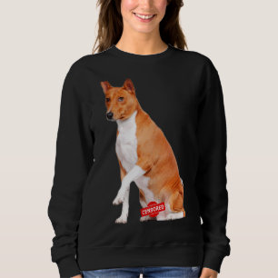 Sweatshirt Amour Basenji Chien Maman Papa Chiot Mignonne Anim