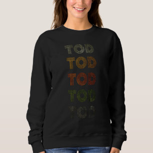 Sweatshirt Amour Coeur Tod GrungeStyle Vintage Tod Noir
