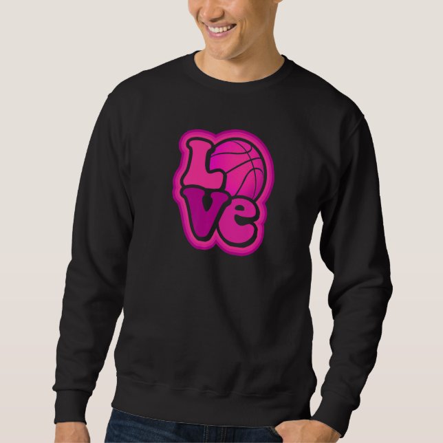 Sweatshirt Amour de Basket-ball pour les Filles & les Femmes  (Devant)