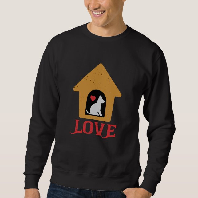 Sweatshirt Amour de Chien (Devant)