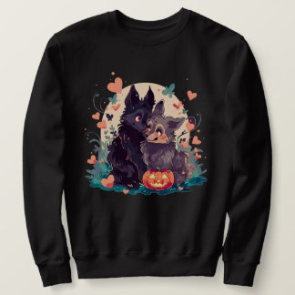 Sweatshirt Amour de chiot Halloween