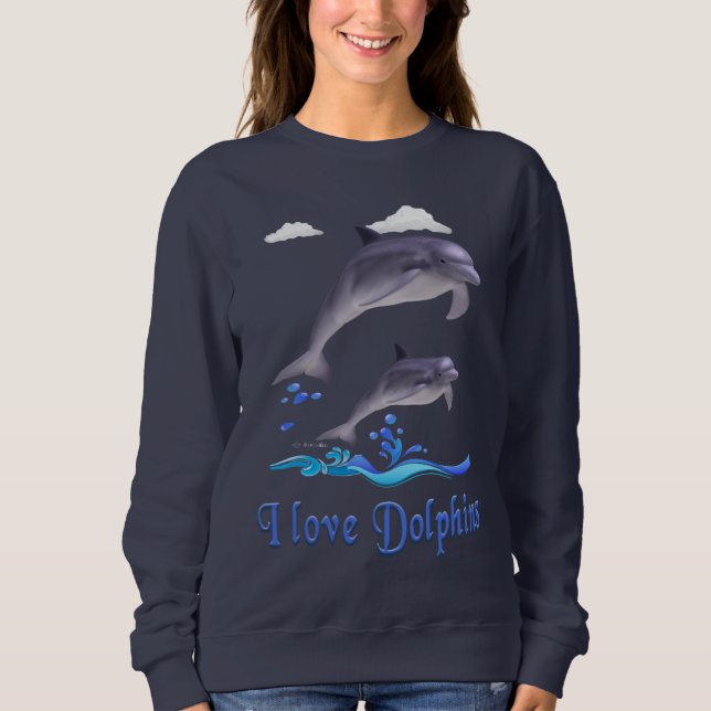 Sweatshirt Amour de dauphin (Devant)