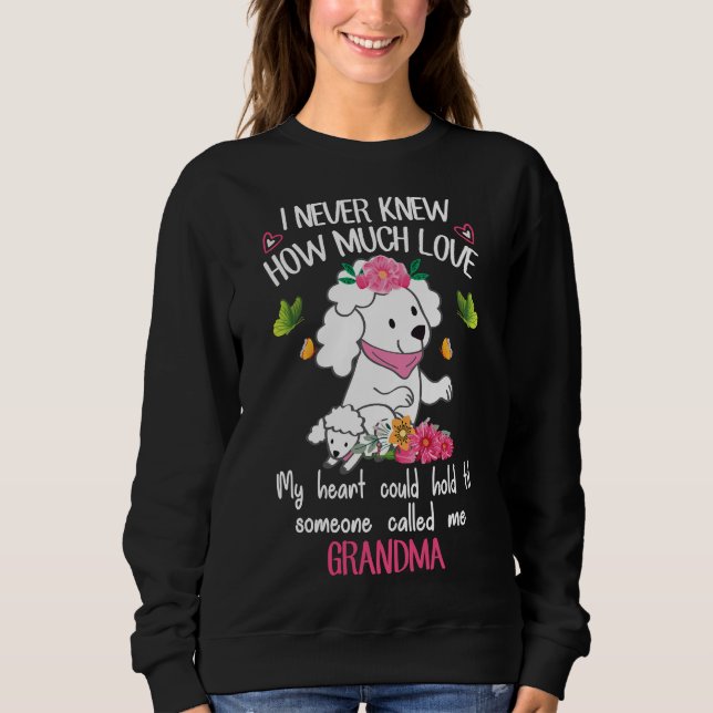 SWEATSHIRT AMOUR DE POODLE (Devant)