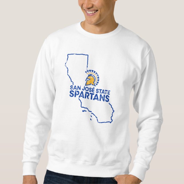 Sweatshirt Amour de Spartans d'état de San Jose (Devant)