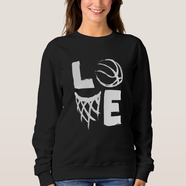 Sweatshirt Amour du basket-ball (Devant)