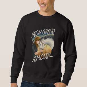 Sweatshirt Amour Entre Cheval Et Rider