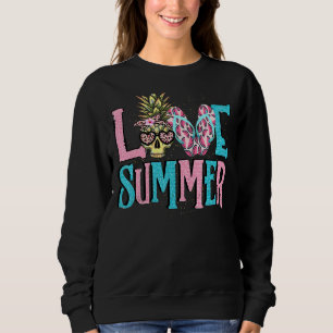 Sweatshirt Amour Été Ananas Crâne Watermelon Été Fru