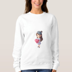 Sweatshirt Amour familial moderne tendance Tee for Moms de Da
