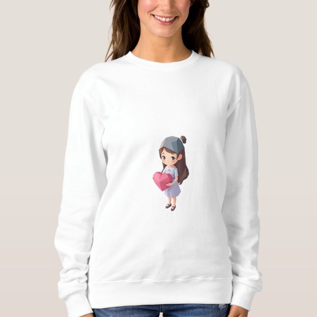 Sweatshirt Amour familial moderne tendance Tee for Moms de Da (Devant)