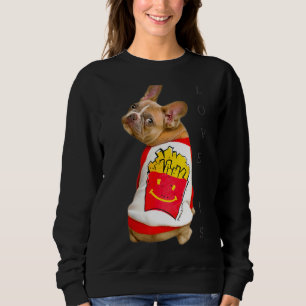 Sweatshirt Amour French Bulldog Frenchie Maman Papa Chien Chi