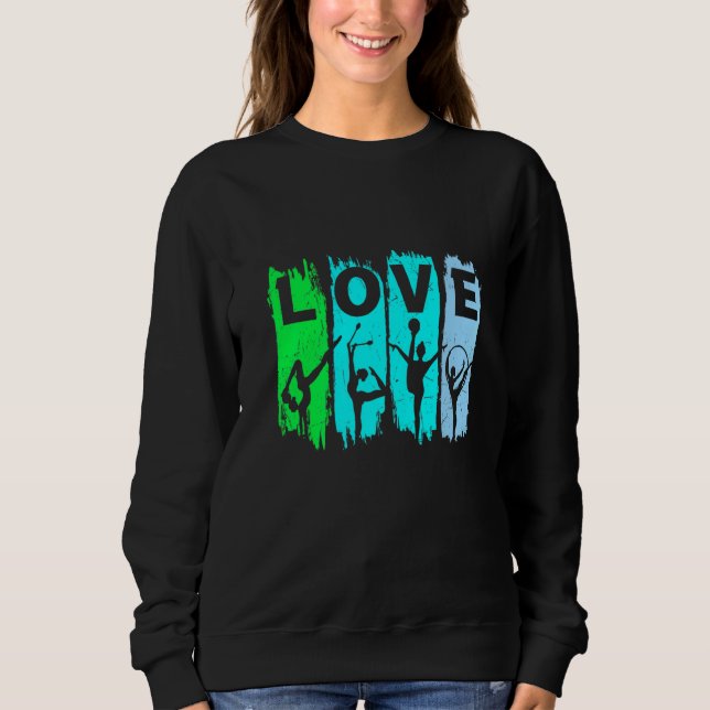 Sweatshirt Amour Gymnastique rythmique (Devant)