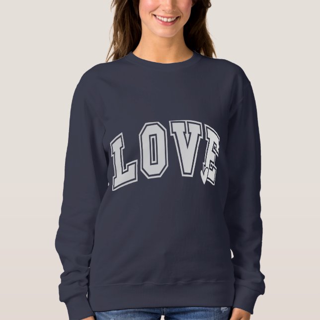 Sweatshirt Amour Varsity (Devant)