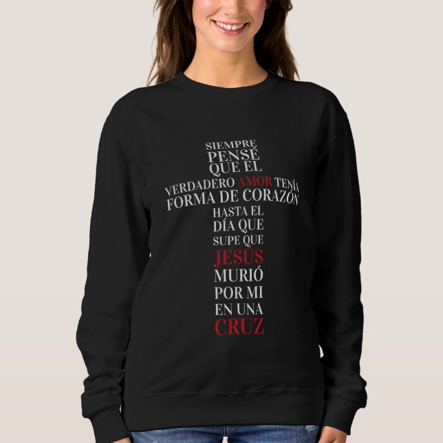 Sweatshirt Amour véritable (Devant)