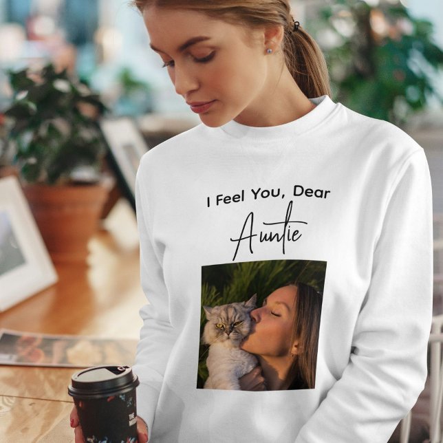 Sweatshirt Amoureuse des Animaux Script Noir Personnalisé Pho (Créateur téléchargé)