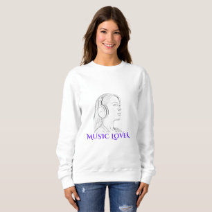 Sweatshirt Amoureux de la musique