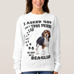 Sweatshirt Amoureux de les chiens beagles/ Beagle amusant