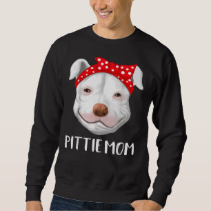 Sweatshirt Amoureux de les chiens Pitbull Pittie Maman Fête d