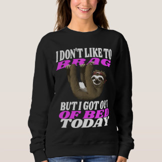 Sweatshirt Amoureux de paresseux humour sarcastique drôle je