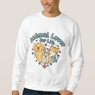 Sweatshirt Amoureux des Animaux pour la Vie – Chemise Mignonn